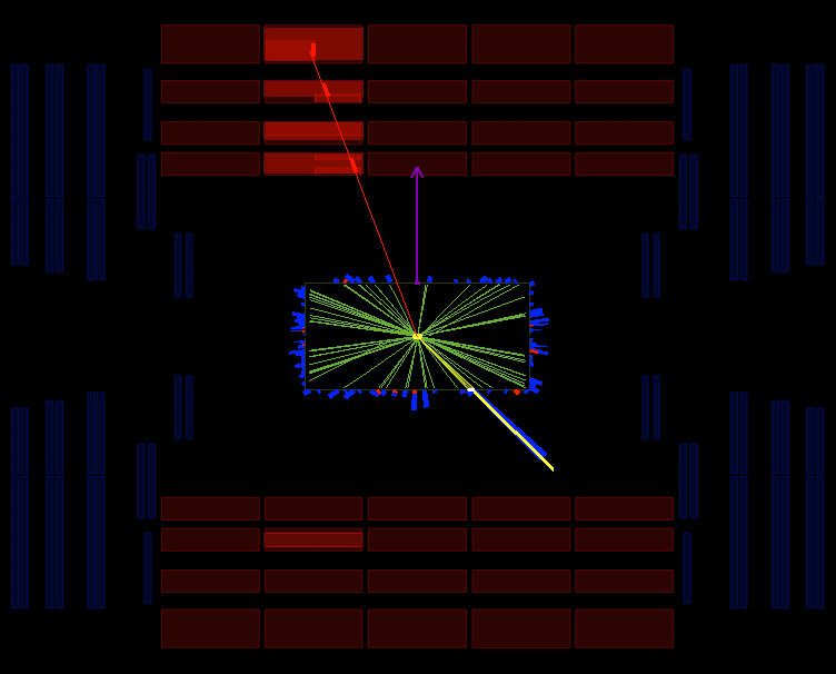 Vertex filter used to detect photon collisions
